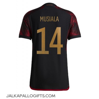Saksa Jamal Musiala #14 Vieraspaita MM-kisat 2022 Lyhythihainen